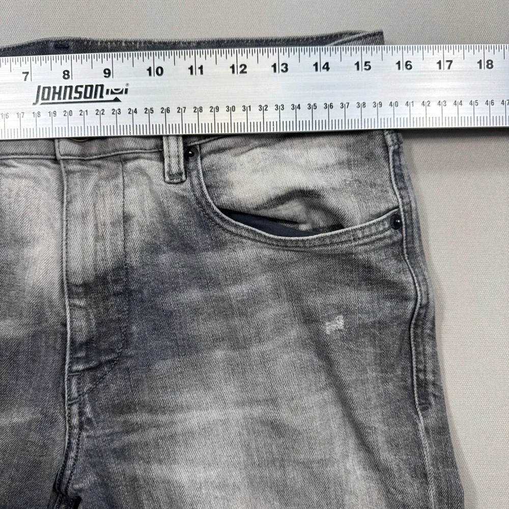 Diesel Jeans Men's 31x32 Black D-Strukt Slim Fit Skinny Stretch Made In Italy - Picture 6 of 14